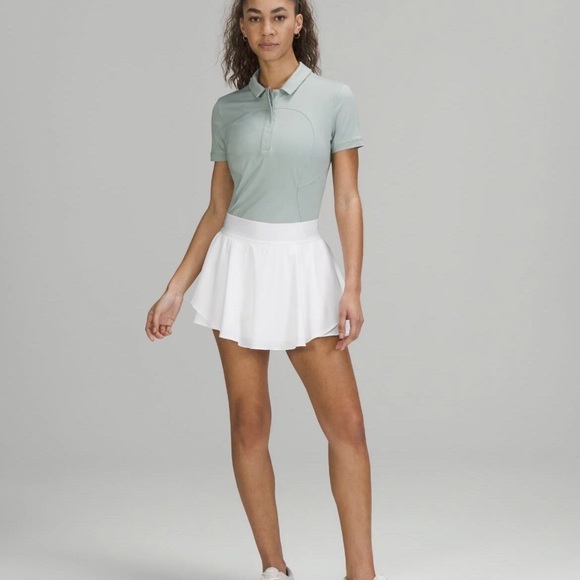 Lululemon Women’s Court Rival High Rise Tennis Skirt Regular White Sz